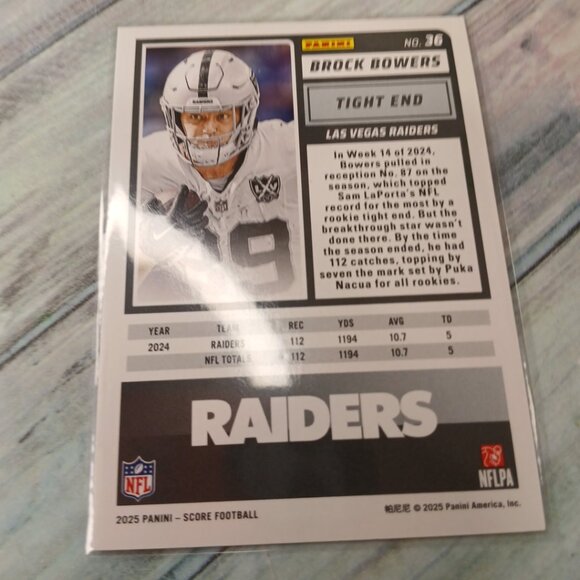 Brock Bowers NO. 36 - Picture 2 of 4